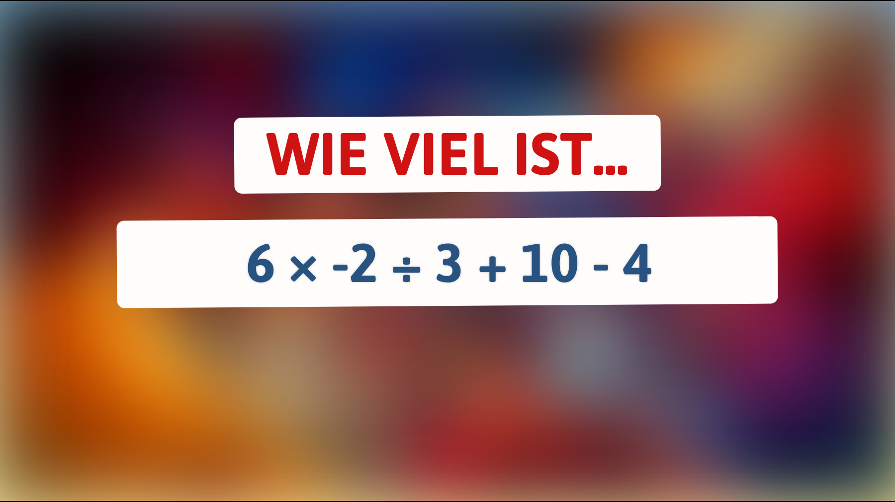 Nur 1% der Menschen lösen dieses Rätsel richtig: Kannst du diese mathematische Herausforderung meistern?"