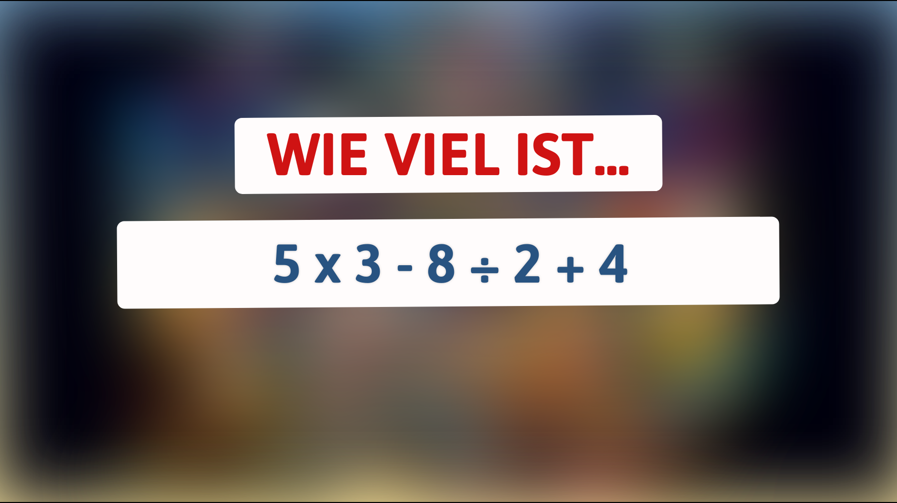 Nur ein Genie kann dieses mathematische Rätsel lösen – Bist du schlau genug, um die richtige Antwort zu finden?"