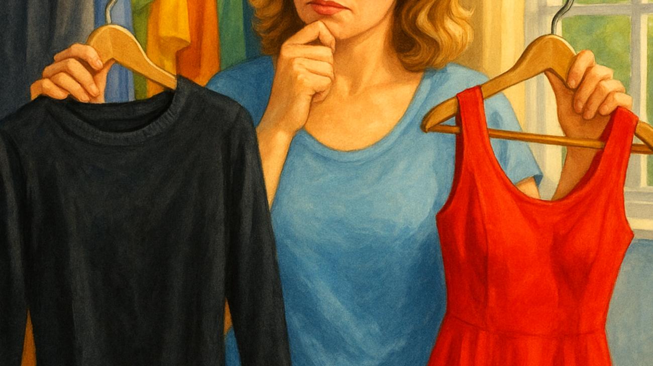 Was bedeutet es, wenn du immer dieselben Farben trägst, laut Psychologie? 2025-11-18T08:12:34.038Z"